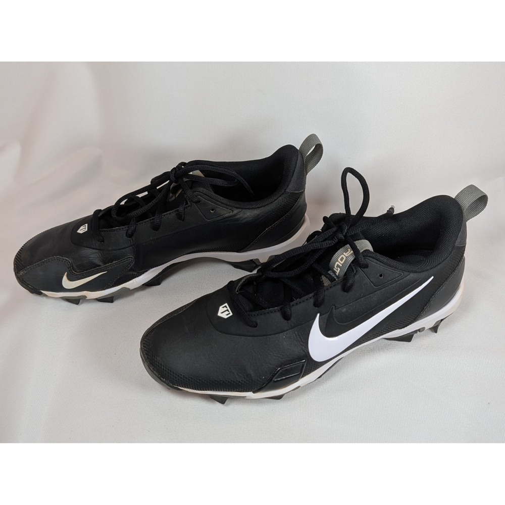 Nike Force Trout 9 Pro MCS Mens Baseball Cleats Black White Size 9